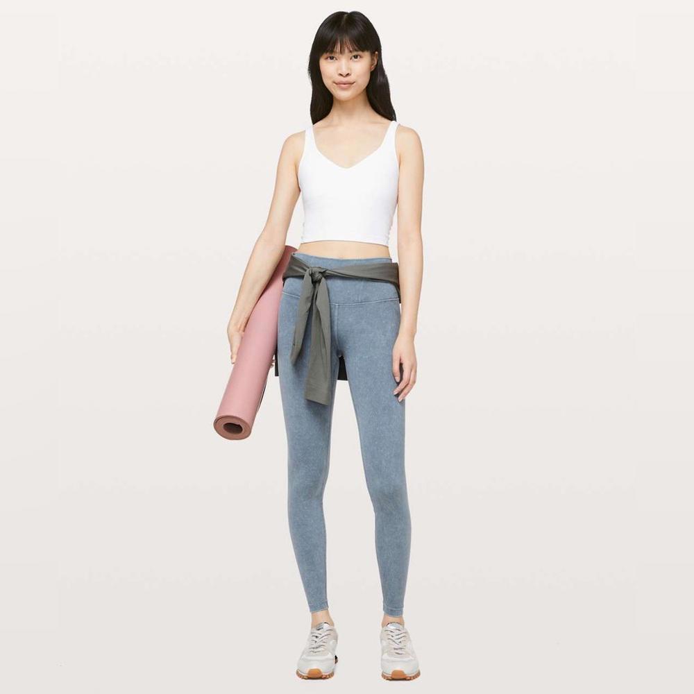 Lululemon Wunder Under High-Rise Tight 25" - Washed Moon Blue - 6